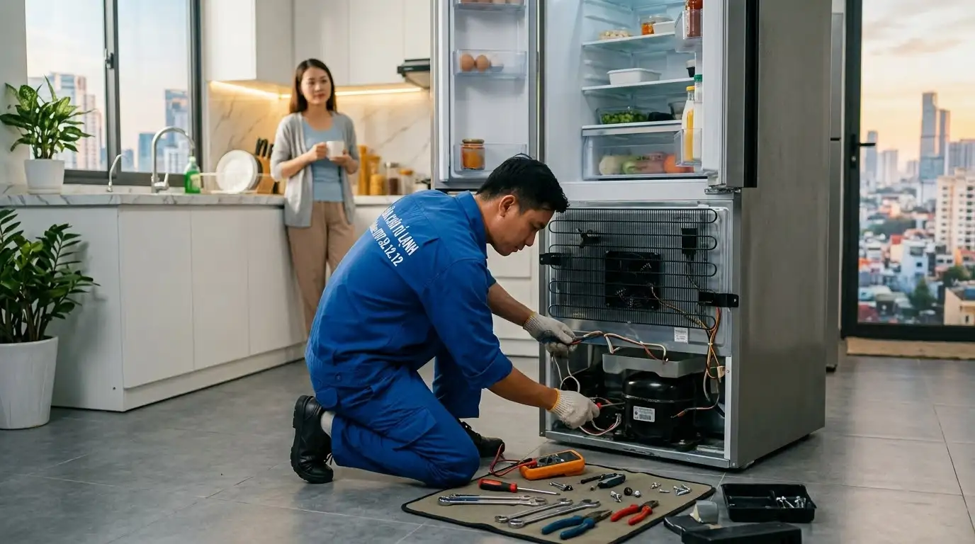 Kiểm tra nguyên nhân tủ lạnh phát ra tiếng ồn