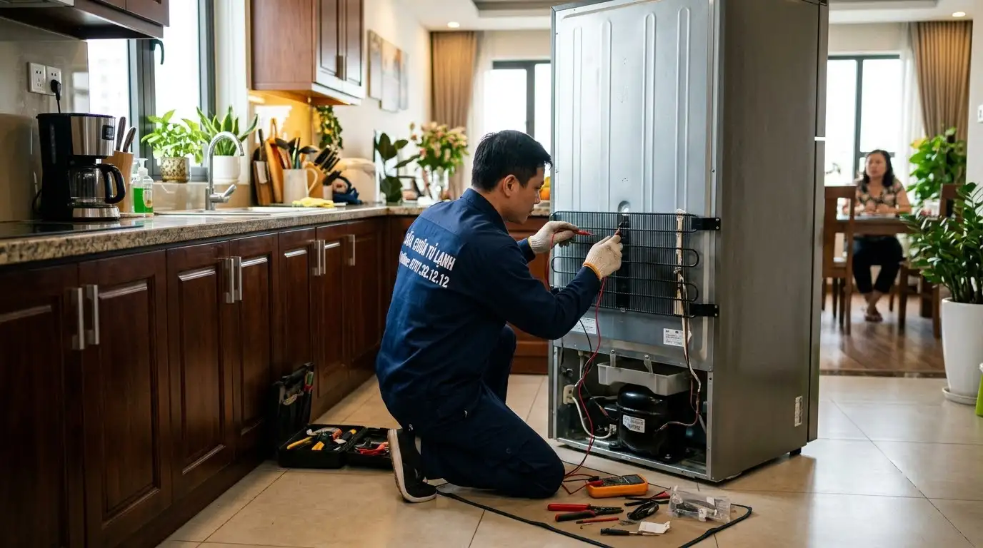 Nguyên nhân tủ lạnh vào điện nhưng không chạy máy nén